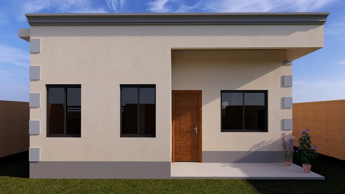 Fachada · Modelo 001 (render)