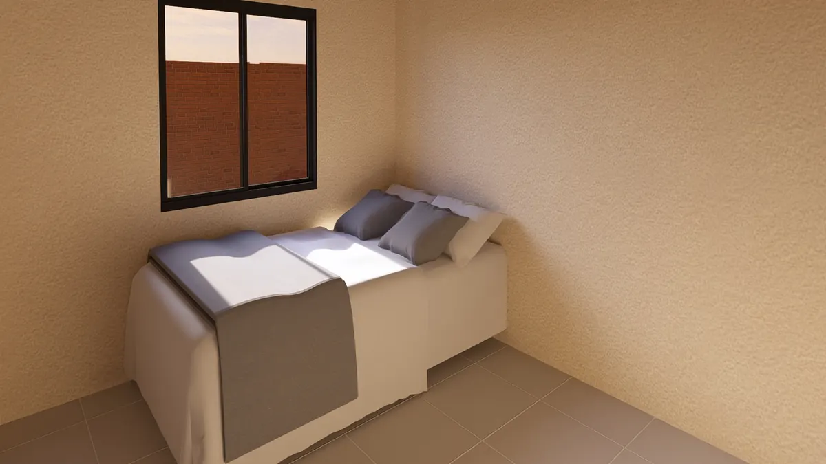 Dormitorio · Modelo 001 (render)