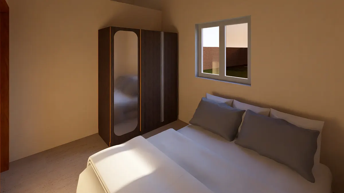 Dormitorio · Mi primera vivienda (render)