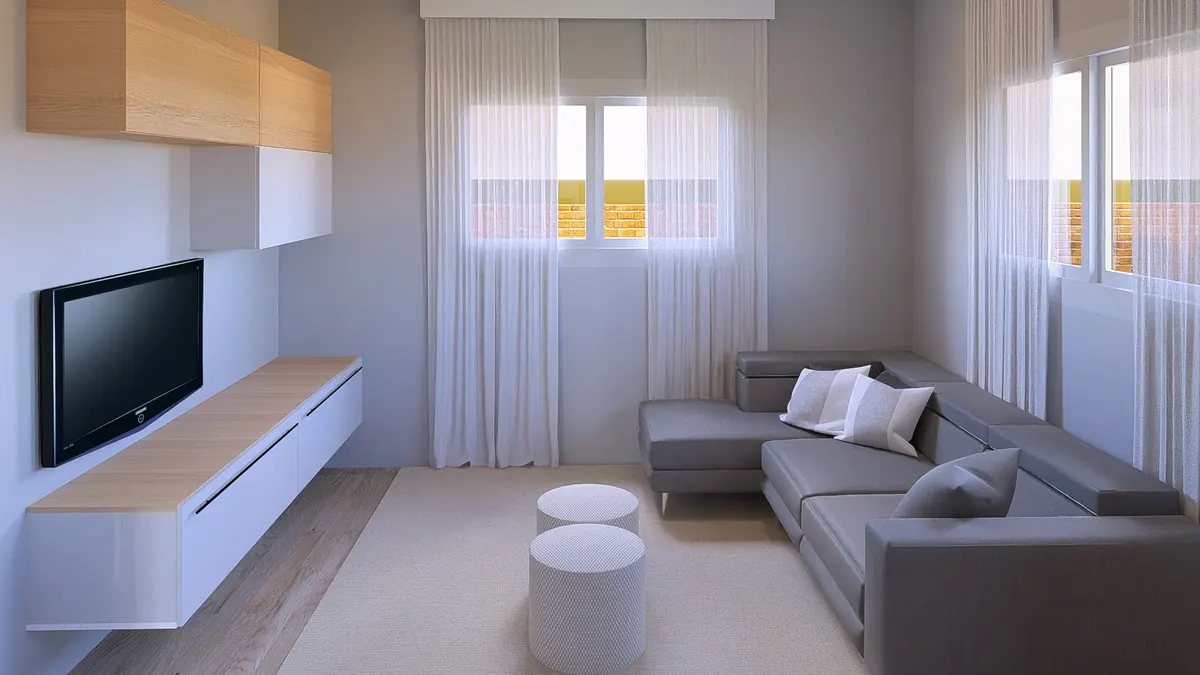 Sala · Modelo 008 (render)