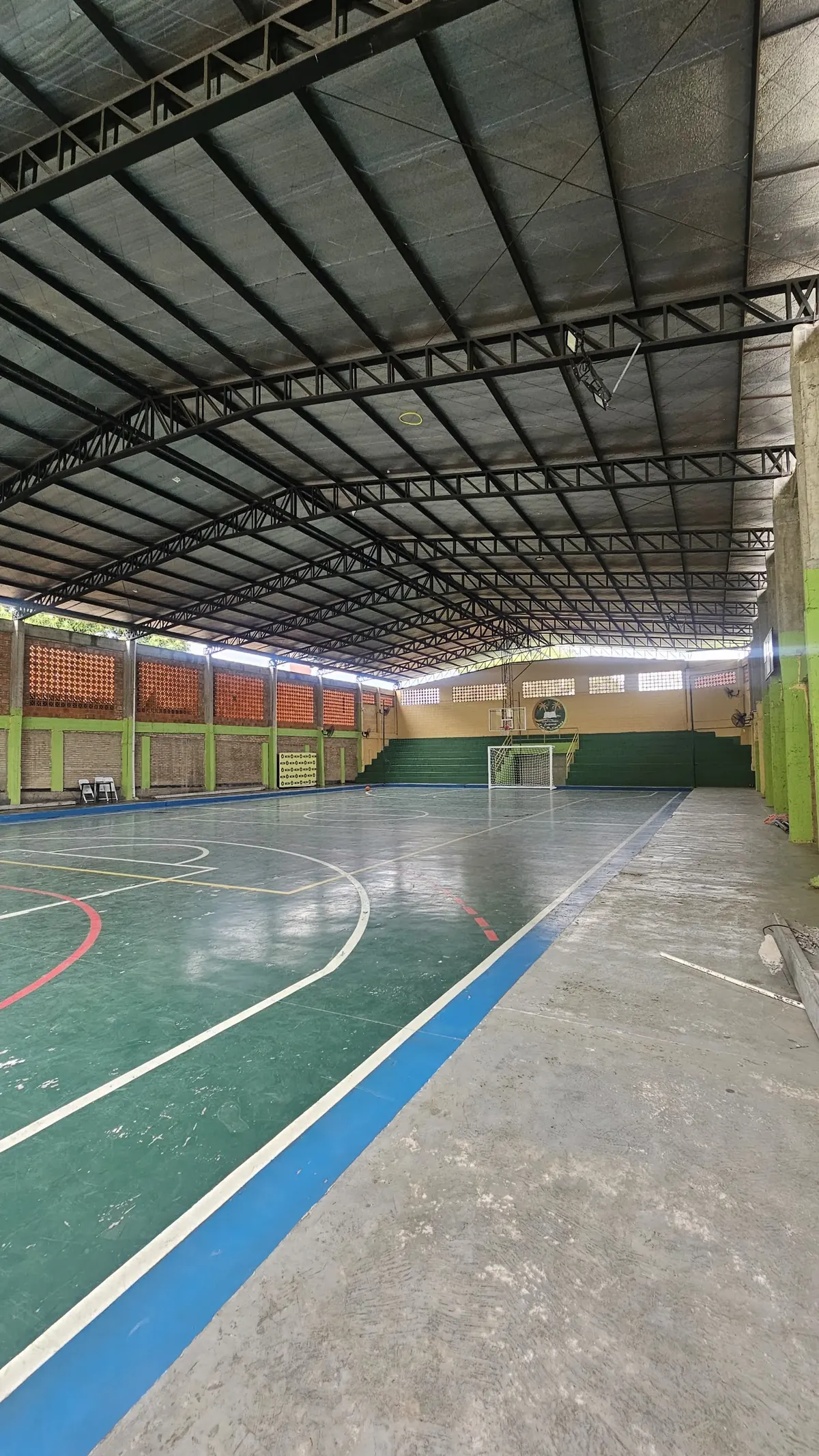 Vista de la cancha desde las gradas