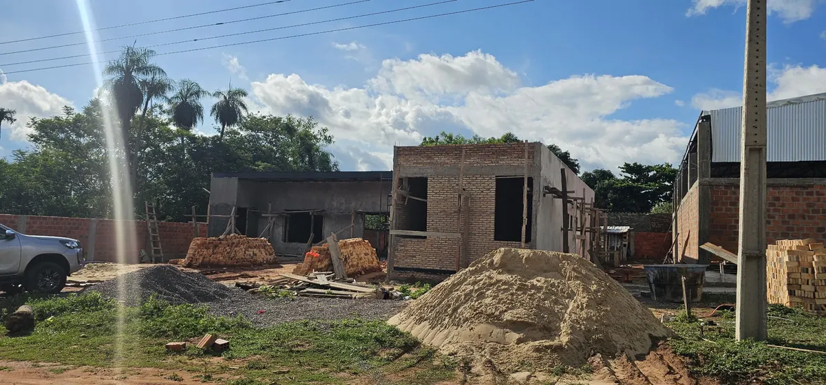 Terreno al inicio de la obra